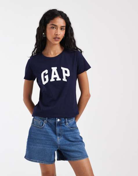 ONLY - Short en jean stretch - Bleu moyen - view 1