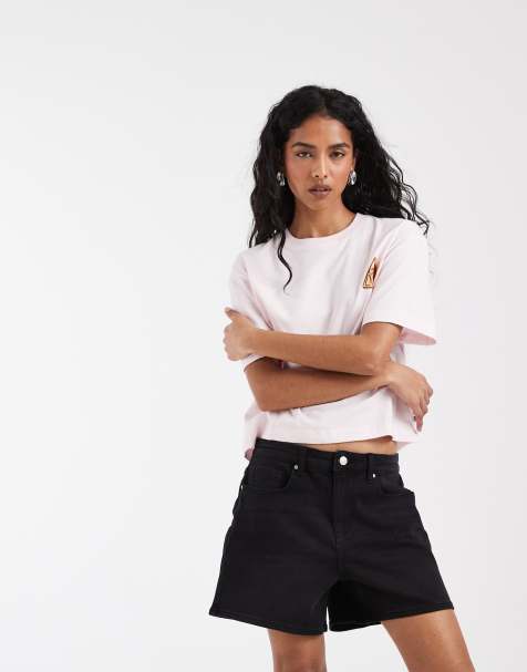 ONLY - Short en jean stretch - Noir - view 1