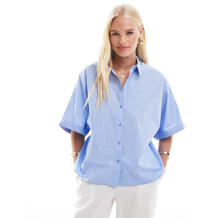 トップス Stripe Short Shirts & Gather Bustier STRIPE BUSITIER SHIRTS | TOPS | STORE | THINGS THAT MATTER