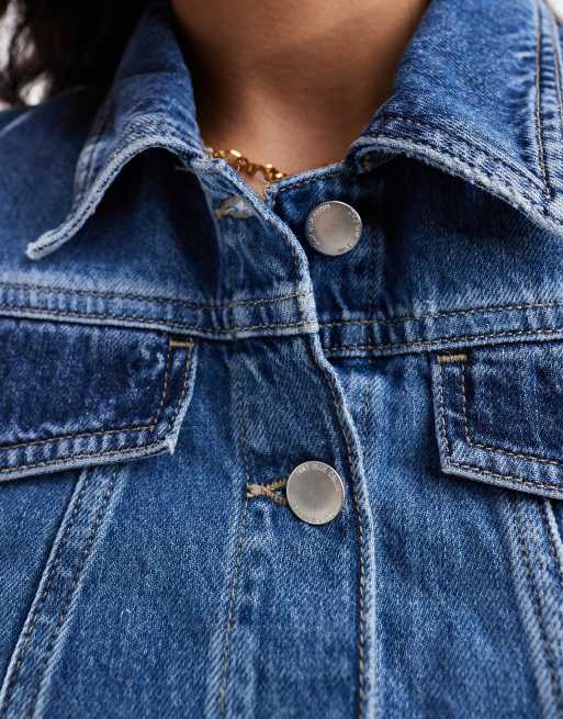 white christmas dresses Denim Blazer – StudioSuits main image 1