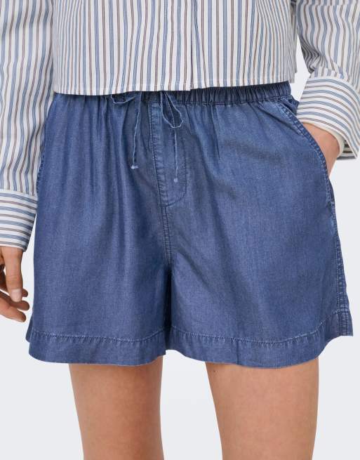 ONLY Shorts in dark blue denim, 4 of 7
