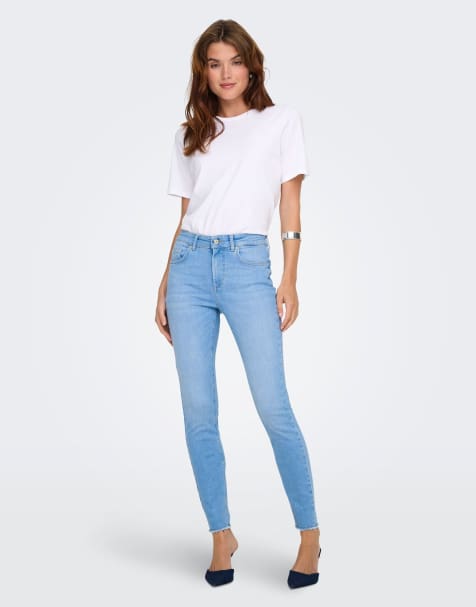 Only – Skinny-Fit-Jeans in Hellblau - view 1