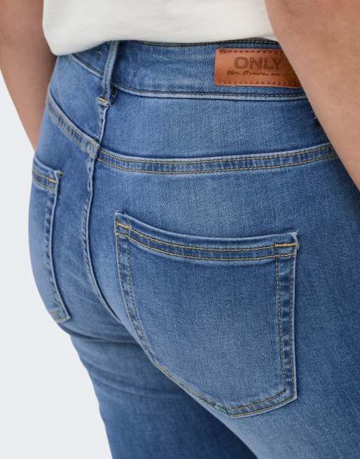 ONLY Skinny fit jeans in medium blue denim, 5 of 7