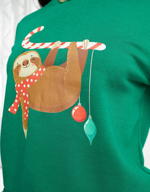 Christmas hot sale sloth jumper