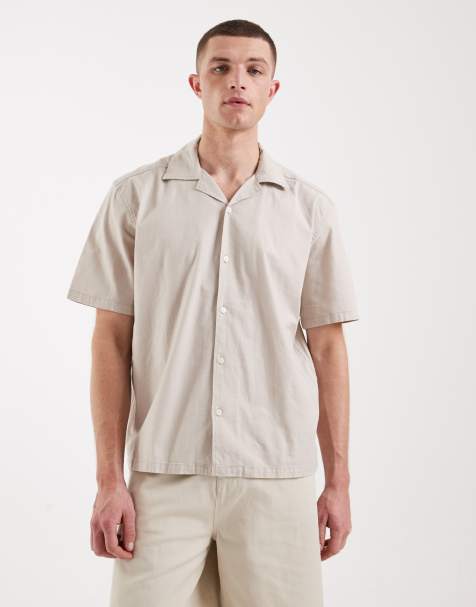 Only & Sons 2 Lot de  chemises en coton majoritaire avec col à revers - Noir et beige - view 1