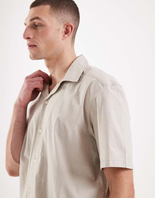 Only & Sons 2 Lot de  chemises en coton majoritaire avec col à revers - Noir et beige, 5 de 5