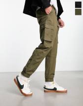 Pantalon cargo extérieur kaki, homme, Outfit, Verdemax