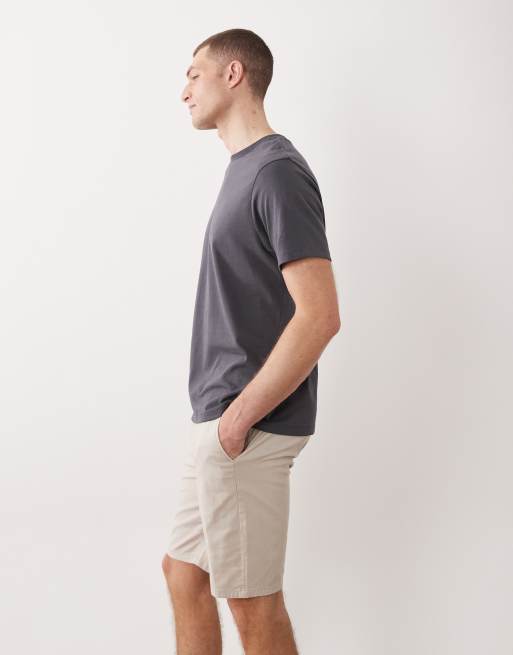 ONLY & SONS 2 pack cotton rich shorts in black and beige, 3 of 5