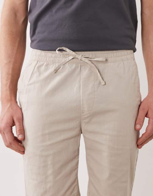 ONLY & SONS 2 pack cotton rich shorts in black and beige, 4 of 5