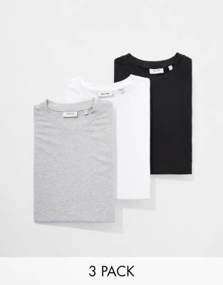 Only & Sons 3 Pack Super Oversized T-shirt In Multi