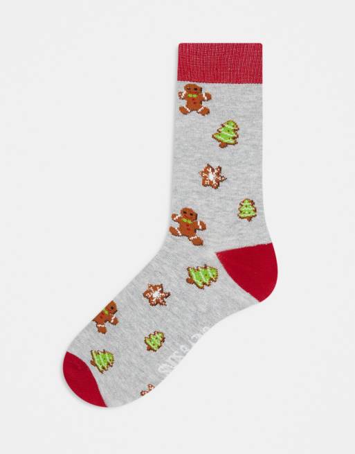 Only & Sons – Adventskalender – 4er-Pack weihnachtliche Unterhosen und Socken, 2 von 4