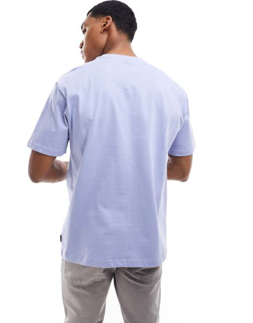 ONLY & SONS - Afslappet T-shirt i lys grålilla, 3 af 4