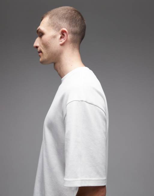 Only & Sons – Airflex – Biały miękki T-shirt o luźnym kroju, 4 z 5