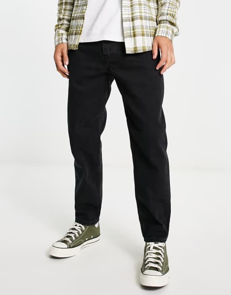 ONLY & SONS – Avi – Schmal zulaufende Jeans in Schwarz - view 1