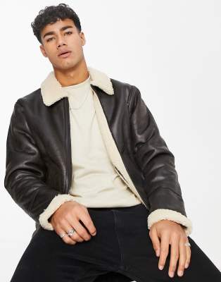 only and sons aviator jacket