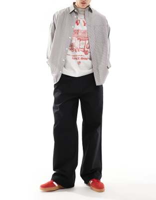 Only & Sons Baggy Chinos In Black