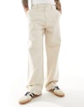 [ONLY & SONS] ONLY & SONS baggy fit linen pants in ecru-Neutral W29 L32 Silver Lining