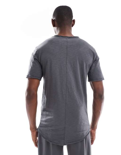 ONLY & SONS basic t-shirt in dark gray, 4 of 5
