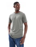 [ONLY & SONS] ONLY & SONS basic t-shirt in dark sage-Green S Castor gray