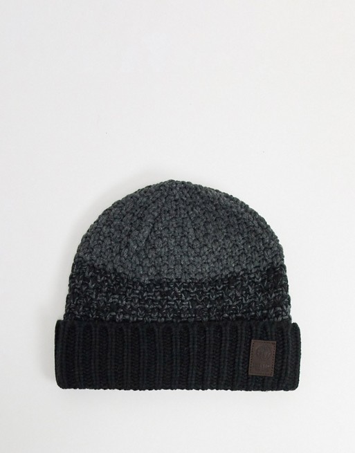 Only & Sons beanie in black and grey