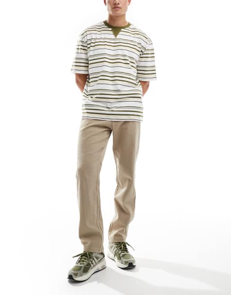 ONLY & SONS - Beige chinos med lige pasform - view 1