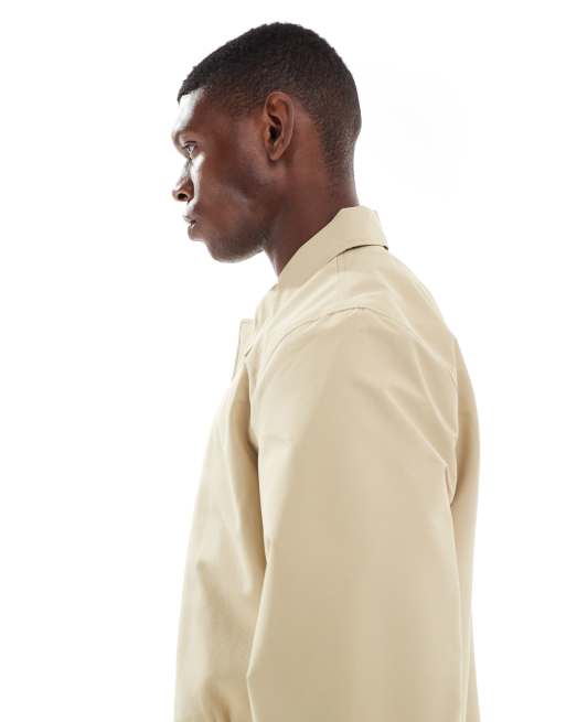 Only & Sons – Beige lång regnjacka, 4 av 5
