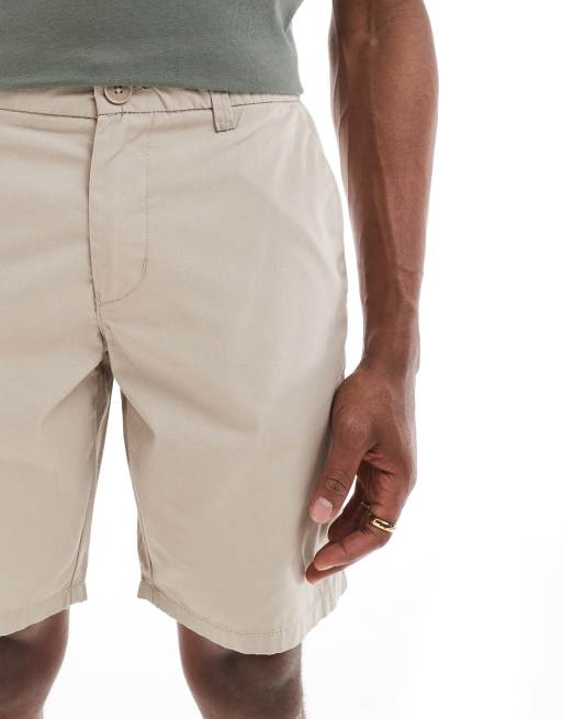 ONLY & SONS – Beige, lediga chino-shorts, 4 av 5