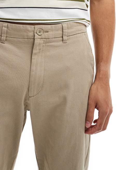 ONLY & Sons – Beige, raka chinos, 3 av 5