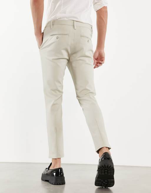 Only & Sons - Beige slim fit tapered bukser, 2 af 4
