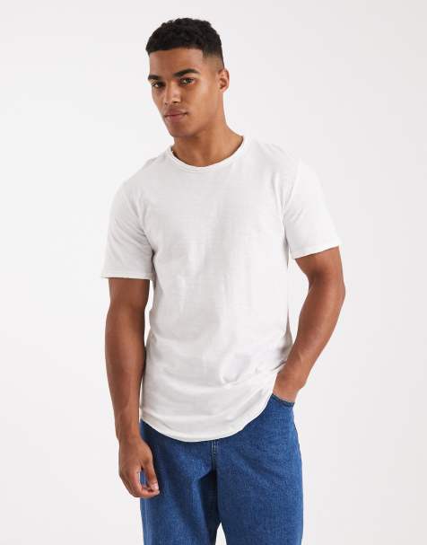 ONLY & SONS basic t-shirt in white