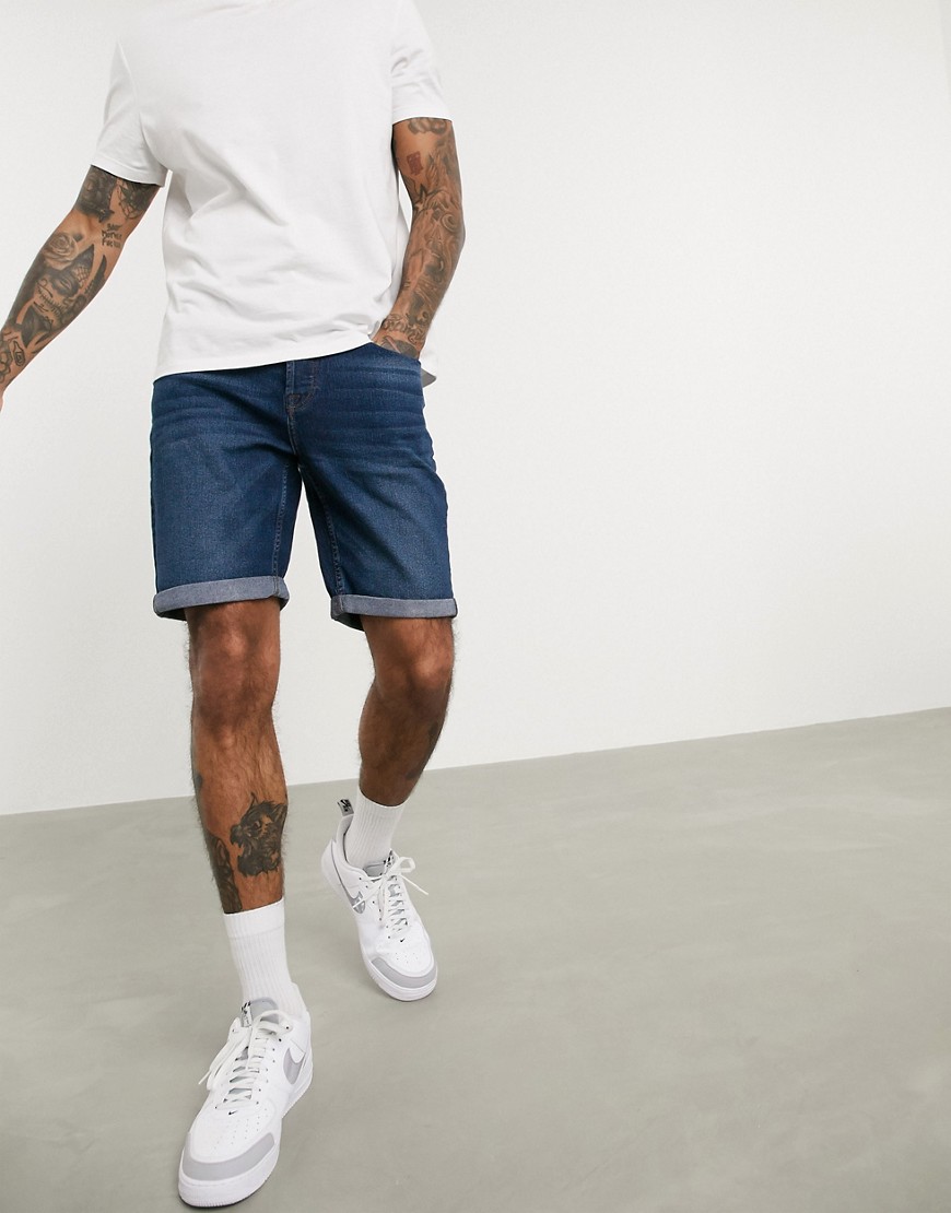 Only & Sons – Blå jeansshorts