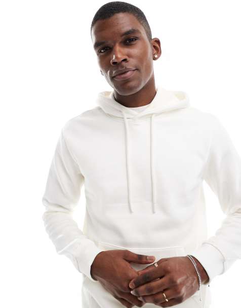 ONLY & SONS – Bluza z kapturem w kolorze złamanej bieli - view 1