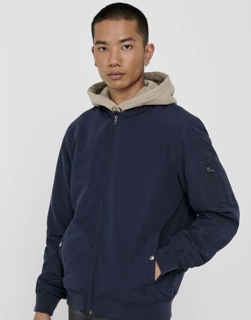 ONLY & SONS - Bomber color cielo notturno, 4 di 7