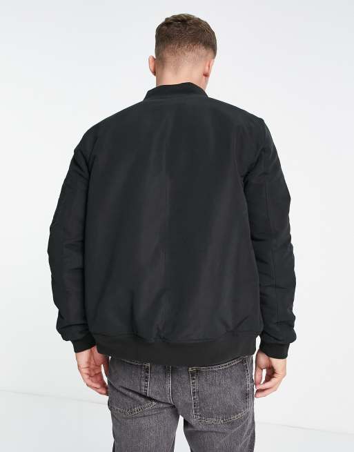 Only & Sons bomber jacket in black