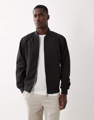 Only & Sons Bomber Jacket In Black