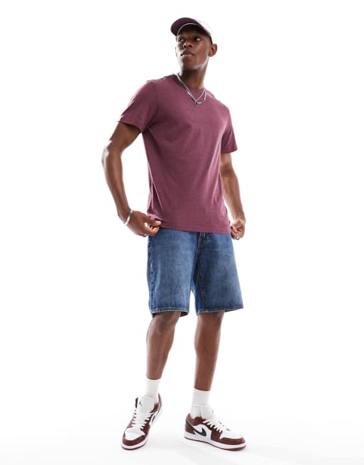 ONLY & SONS – Bordowy T-shirt o regularnym kroju, 2 z 4