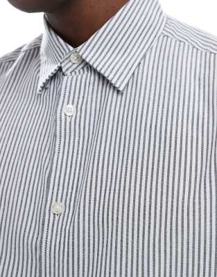 Only & Sons Boxy Fit Oxford Shirt In White