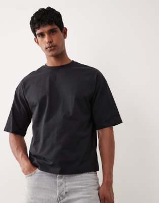 Only & Sons Boxy T-shirt In Black