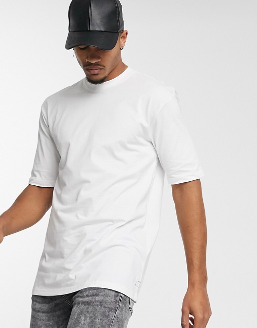 Only & Sons boxy t-shirt in white