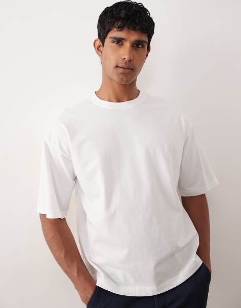 Only & Sons boxy t-shirt in white - view 1