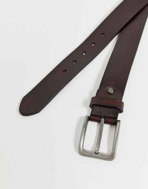 Only & Sons – Brauner Ledergürtel, 4 von 4