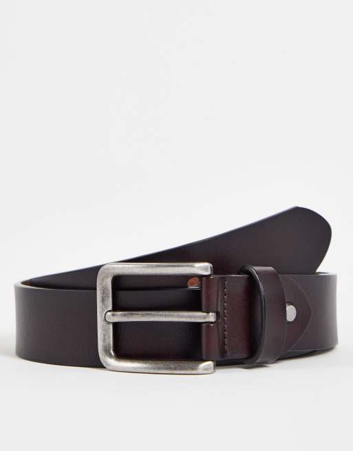 Only & Sons – Brauner Ledergürtel