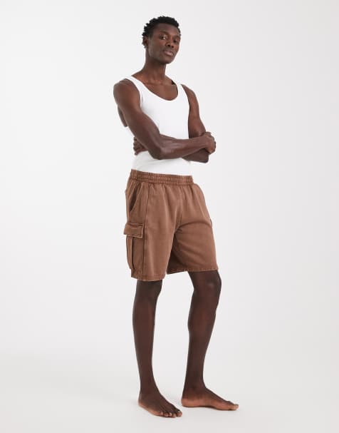 ONLY & SONS – Brunt set med oversize-t-shirt och cargoshorts - view 1
