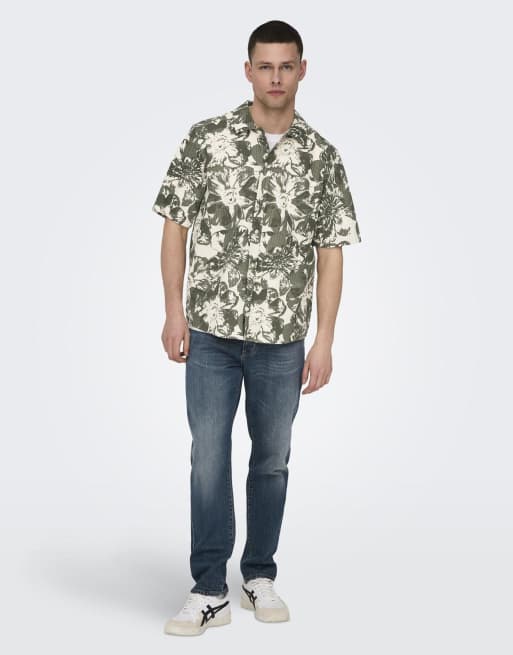 ONLY & SONS - Camicia color argento