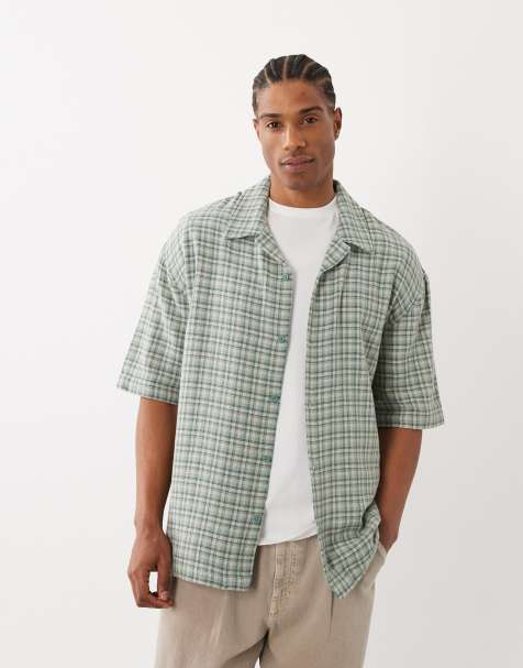 ONLY & SONS - Camicia comoda verde a quadretti - view 1