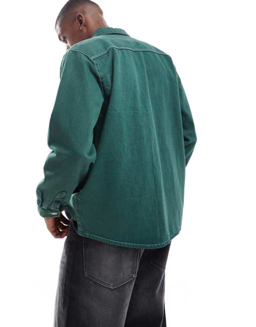 Camicia jeans verde hotsell
