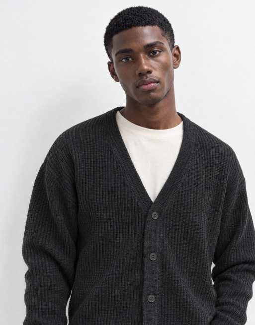 ONLY & SONS cardigan en maille à col V noir, 10 de 10
