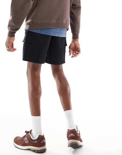 ONLY & SONS cargo shorts in black - view 2