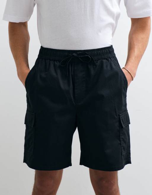 ONLY & SONS cargo shorts in black, 3 of 9