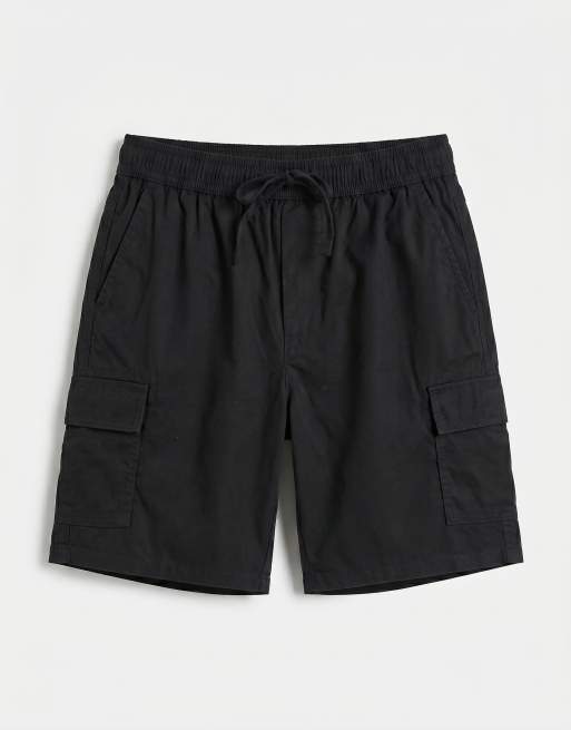 ONLY & SONS cargo shorts in black, 6 of 9